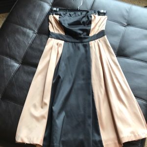Blk and tan dress size 0